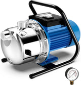 FOTING 1.6HP Shallow Well Jet Pump 1600GPH — Stainless Steel, 115V, Blue