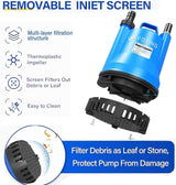 FOTING 1/4HP Submersible Sump Pump 1676GPH — Clean & Dirty Water