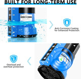 FOTING 3/4HP Submersible Sump Pump 2400GPH — Auto Float Switch, Blue