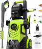 2026New Pressure Power Washer 5000PSI with Adjustable Touch Screen 8 Level, 34" Tall, 4 Quick Connect Nozzles,Inlet Hose&Filter&500mlFoam Cannon for Cars/Fences/Driveways/Home Cleaning (Red)