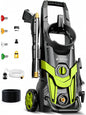 2025Upgraded Pressure Washer 4300PSI with 4 Quick Connect Nozzles, Foam Cannon for Cars/Fences/Driveways/Home Cleaning, Green