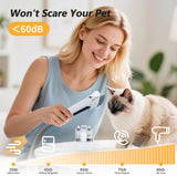 FOTING Dog Grooming Vacuum 6-in-1 — 10000Pa, 2.1L Dust Cup