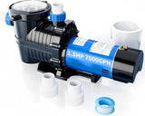 FOTING In/Above Ground Pool Pump — Self-Priming, High Flow, 1.5" & 2" NPT, Dark Blue (V2)