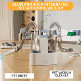 FOTING Dog Grooming Vacuum 6-in-1 — 10000Pa, 2.1L Dust Cup