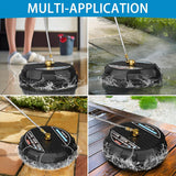 FOTING Pressure Washer Surface Cleaner 15" — 4000PSI, 2 Nozzles, 1/4" Quick Connect