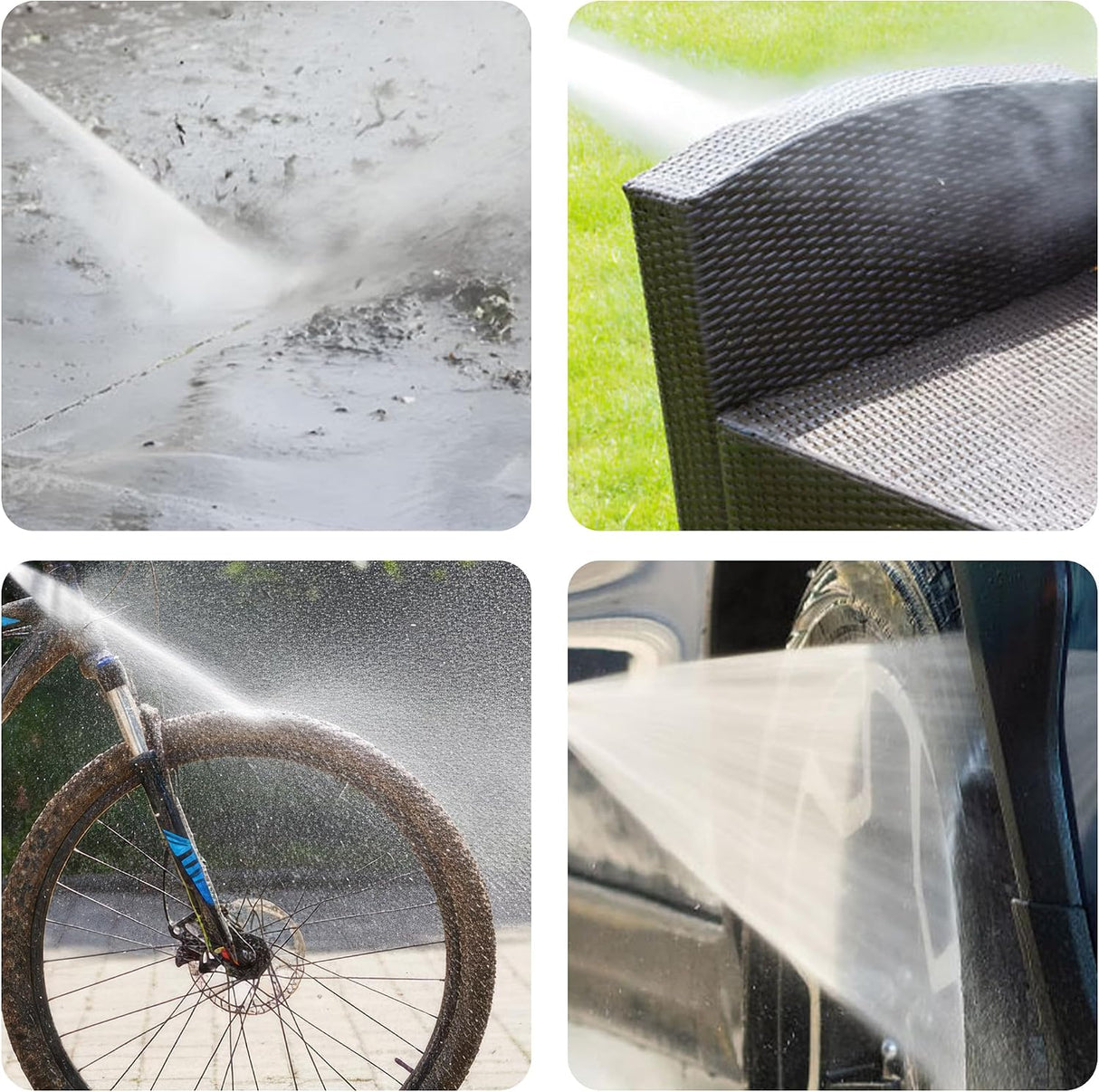 FOTING Pressure Washer Turbo Nozzle — 1/4" Quick Connect