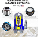FOTING Submersible Sump Pump — High Flow, Clean & Dirty Water, Float Switch, Extra Large