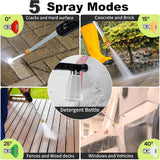 FOTING Electric Pressure Washer 4500PSI — 4 Nozzles & Foam Cannon, 30" Tall