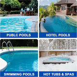 FOTING In/Above Ground Pool Pump — Self-Priming, High Flow, 1.5" & 2" NPT, Blue & Black