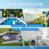 FOTING Submersible Sump Pump — High Flow, Clean & Dirty Water, Float Switch, Extra Large